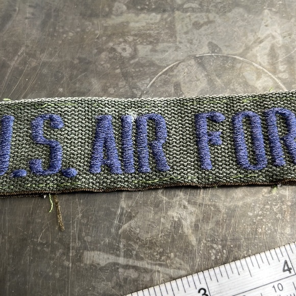 U.S. AIR FORCE embroidered tape patch - Vintage - Picture 11 of 12